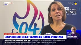  Christel Marchal, l'une des porteuses de la flamme olympique dans les Alpes-de-Haute-Provence, évoque un "immense honneur"