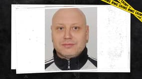 Alexandr Perepelenko lors d'une activité, non loin de la frontière française, le 30 octobre 2023. 