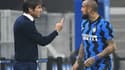 Antonio Conte et Arturo Vidal
