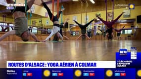 Routes d'Alsace: à la découverte du yoga aérien à Colmar