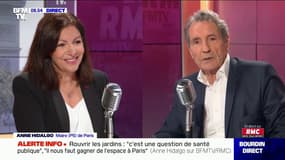 Anne Hidalgo, maire de Paris, était l'invitée de Jean-Jacques Bourdin ce 13 mai, sur RMC et BFMTV