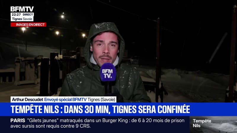 À partir de 23 heures, les habitants de la station de Tignes seront confinés jusqu'à demain matin 6 heures