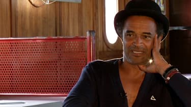 Yannick Noah, ce mercredi, lors d'une interview exclusive pour BFMTV.