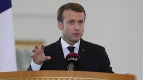 Le président Emmanuel Macron le 7 décembre 2017