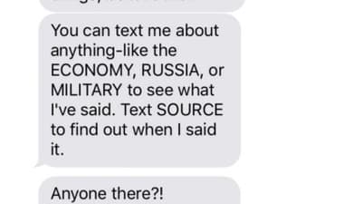 Text Trump en action.