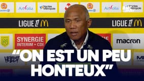 Nantes 0-1 Angers : "On est un peu honteux...", le dépit de Kombouaré
