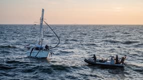 Deux personnes ont été sauvées après l'échouement de leur voilier près de Boulogne-sur-Mer. Image d'illustration