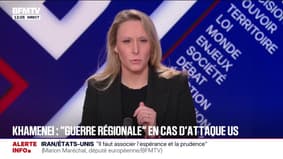 Donald Trump avec l'Iran: "Je pense qu'il est dans une guerre psychologique", estime Marion Maréchal, députée européenne