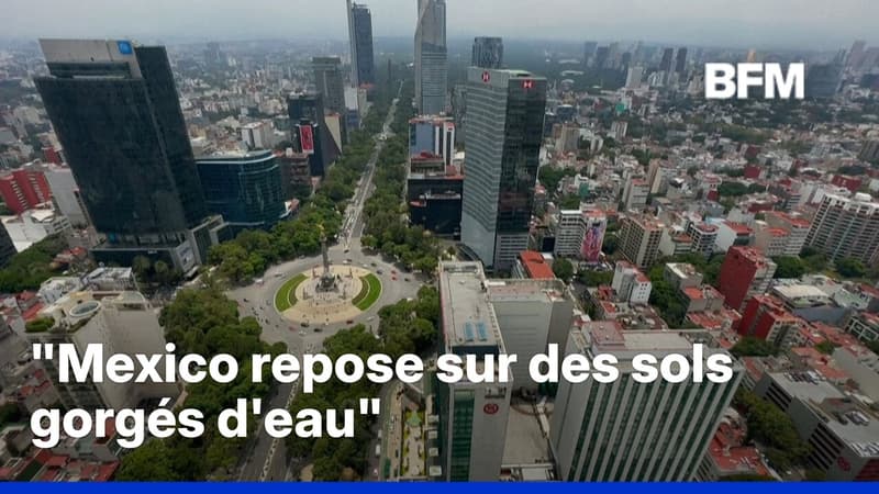 La ville de Mexico s'affaisse jusqu'à 25 centimètres par an, on vous explique ce phénomène
