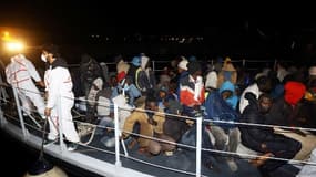 Image d'illustration de migrants arrivant à Tripoli le 15 janvier 2018