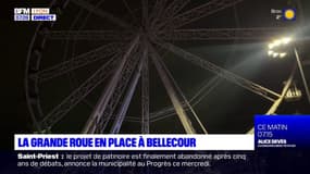 Lyon: la Grande roue en place à Bellcour
