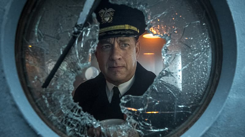 Tom Hanks dans "USS Greyhound - La bataille de l'Atlantique"