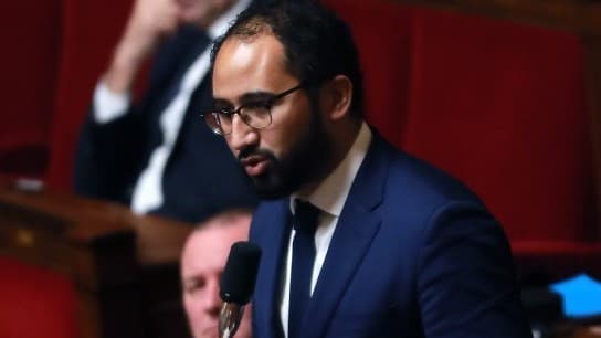 Le député LaREM des Deux-Sèvres Guillaume Chiche à l'Assemblée nationale, le 26 juillet 2017