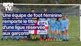 Royaume-Uni: une équipe de football féminin remporte le titre d'une ligue réservée aux garçons