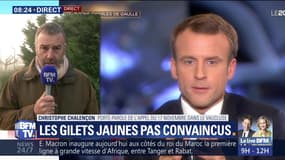 Les gilets jaunes pas convaincus