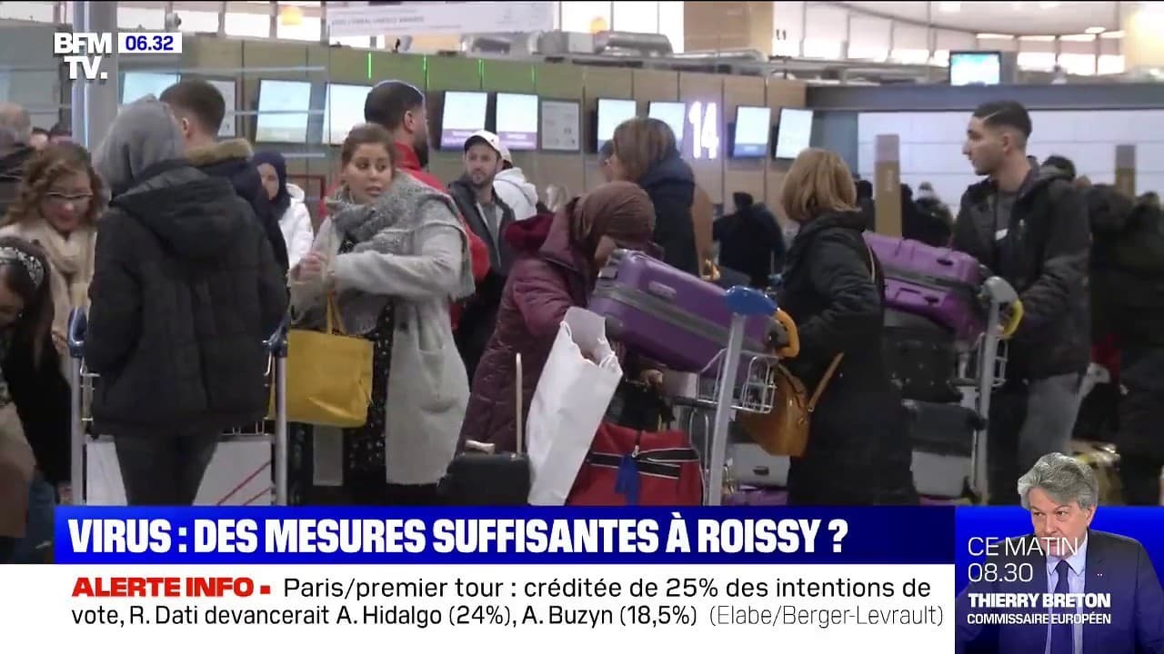 Coronavirus: les mesures de sécurité mises en place à l'aéroport de
