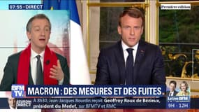 L’édito de Christophe Barbier: Macron, des mesures et des fuites
