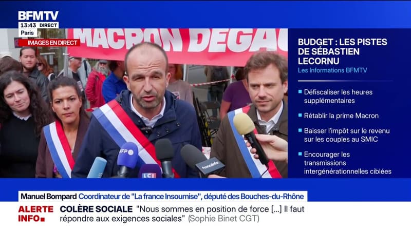 Pistes envisagées par Sébastien Lecornu: 
