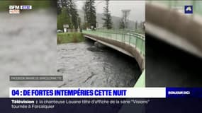 Alpes-de-Haute-Provence: de fortes intempéries cette nuit