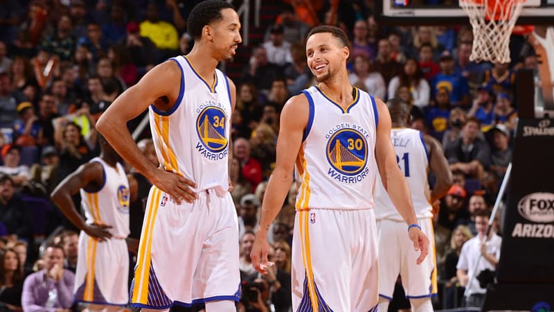 Shaun Livingstone et Stephen Curry