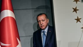 Recep Tayyip Erdogan à Istanbul (Turquie) le 24 juin 2018