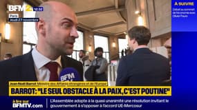 Jean-Noël Barrot: "Le seul obstacle à la paix, c'est Vladimir Poutine"