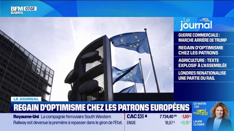 Regain d'optimisme chez les patrons européens