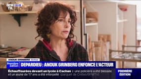 "Quand un producteur engage Depardieu, il sait qu'il engage un agresseur", déclare l'actrice Anouck Grinberg