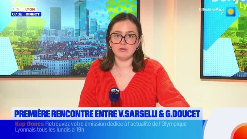 Première rencontre entre Véronique Sarselli et Grégory Doucet depuis les élections