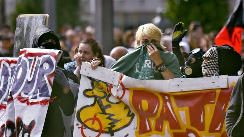 Des étudiants manifestant à Nantes le 12 septembre dernier