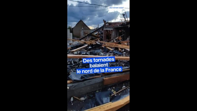 Les images des tornades et des dégâts dans le nord de la France