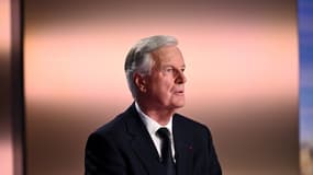 Le Premier ministre Michel Barnier au journal télévisé de France 2 à Paris, le 22 septembre 2024