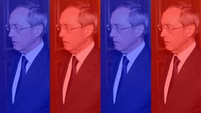 Claude Guéant arrive au palais de justice de Paris le 28 septembre 2015, pour le procès des sommes reçues en liquides pour lequel il sera condamné. Il a fait appel.