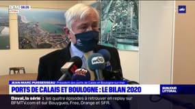 Bilan 2020: "le port Boulogne-Calais s'en sort pas trop mal" malgré la crise sanitaire assure le président des deux ports