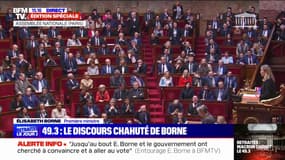 Retraites: Élisabeth Borne annonce l'utilisation du 49.3