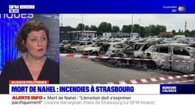 Alsace Politiques: la maire de Strasbourg déplore les violences urbaines