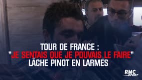 Tour de France : « Je sentais que j’étais capable de le faire » lâche Pinot en larmes 