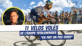 Tour de France : "Ça fait un peu chier", 11 vélos de l’équipe TotalEnergies volés dans la nuit