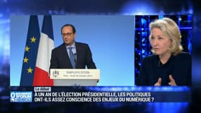 Laure de la Raudière, député Les Républicains d'Eure-et-Loir sur le plateau de 01 Business Forum l'Hebdo.