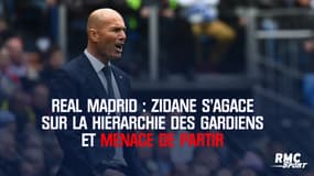 Real Madrid : Zidane brandit la menace de partir