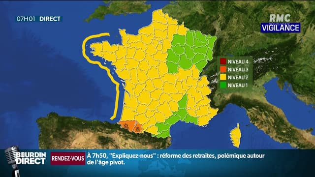 Alerte météo: deux départements du Sud-Ouest placés en vigilance orange "Pluie et inondations"