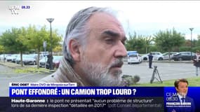 Pont effondré: selon le maire de Mirepoix-sur-Tarn, "il y avait des camions qui dépassaient le tonnage qui ont pu passer" dessus