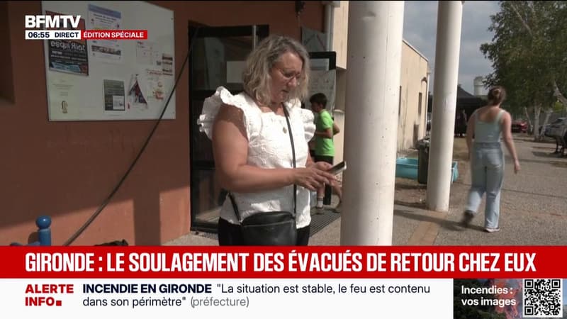 "La ville est libérée, enfin !": les habitants de Sainte-Hélène, en Gironde, soulagés de pouvoir regagner leur domicile
