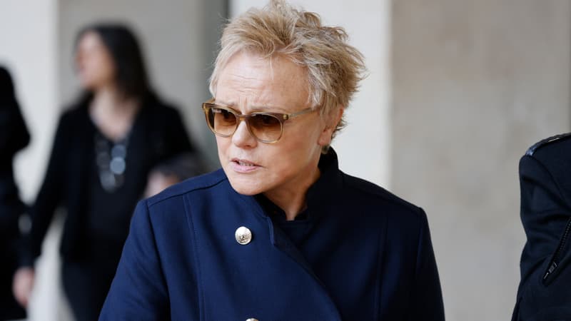 L'actrice française Muriel Robin à Paris le 27 avril 2022.