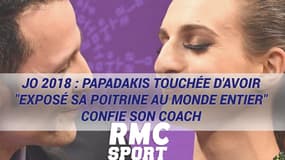 JO 2018 : Papadakis touchée d'avoir "exposé sa poitrine au monde entier" confie son coach