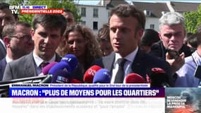 Emmanuel Macron sur le programme de Marine Le Pen: "C'est un projet de discorde (...) mais c'est aussi un programme qui n'est pas cohérent"