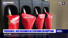 Bouches-du-Rhône: de nombreuses stations-service en rupture de stocl