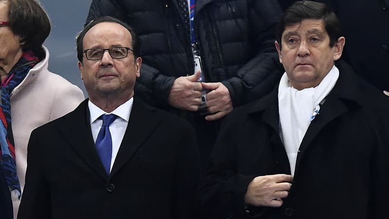 Le président de la République François Hollande et Patrick Kanner, le 11 novembre 2016.