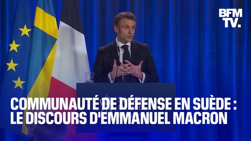 Le discours intégral d'Emmanuel Macron en Suède devant la communauté française