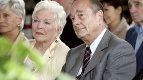 Line Renaud et Jacques Chirac, en 2005.